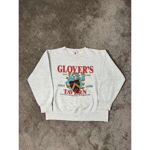 Womens Sweatshirt Delta Glovers Tavern Oxfordshire England Made in USA, Size‎ M